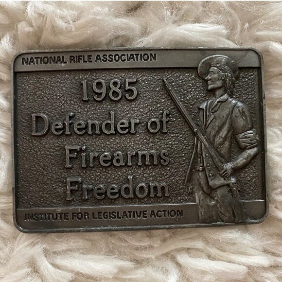National Rifle Association 1985 Defender Of Firearms Freedom Antique Classic Lig - Picture 1 of 2